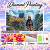 Personalized Naruto Uzumaki Diamond Art Custom Name 5D Diamond Painting Full Drill DIY Craft