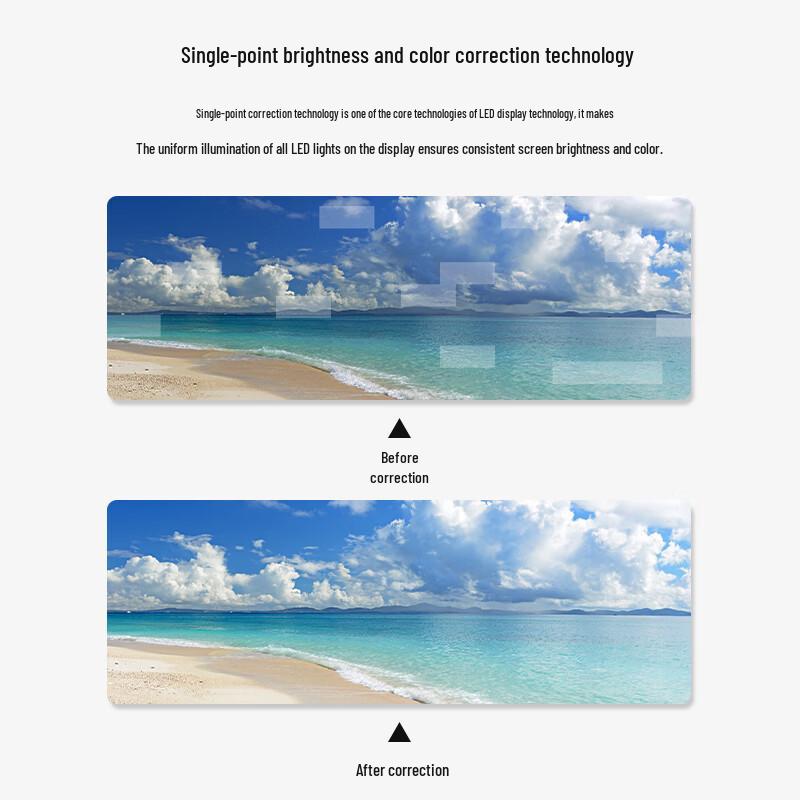 Cool Color Indoor P1.25 LED Display Panel CN plug (adapter included)