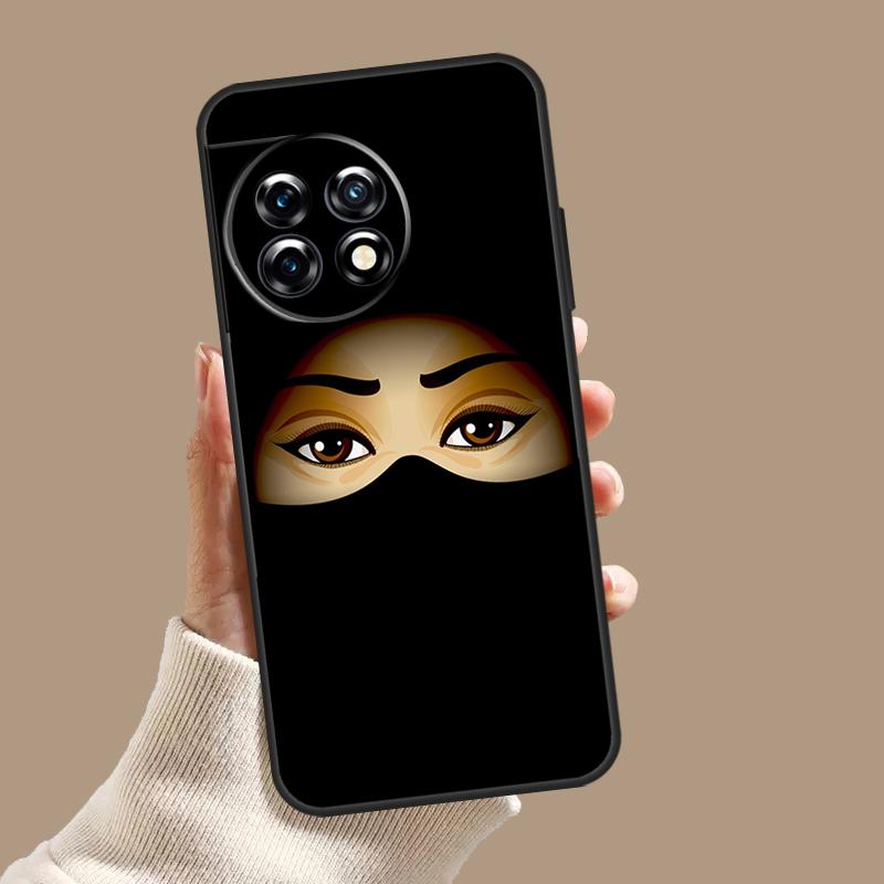 Muslim Islamic Arabic Hijab Girl Case For OnePlus 10T 8T 9R 10R 12R OnePlus 12 11 9 10 Pro Nord 2 CE 3 Lite N10 N20 N30 Cover