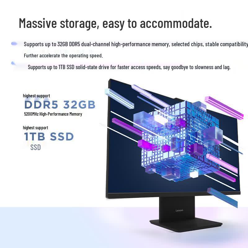 Lenovo Yangtian S660 23.8-inch All-in-One Desktop PC (CN Version)
