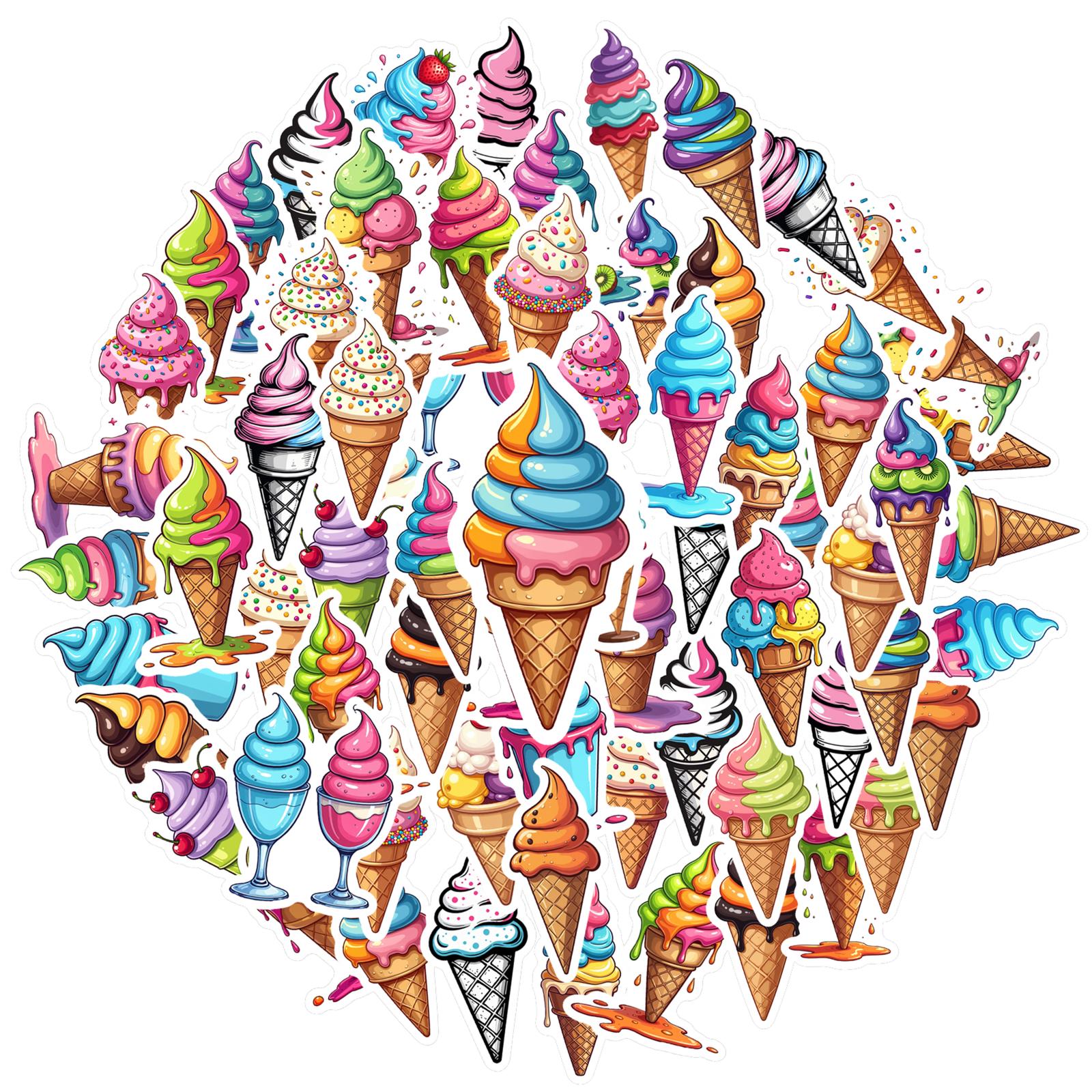 35pcs-50pcs Decals Sweet Funny Stickers Stickers Stickers For Notebook Laptop Phone
