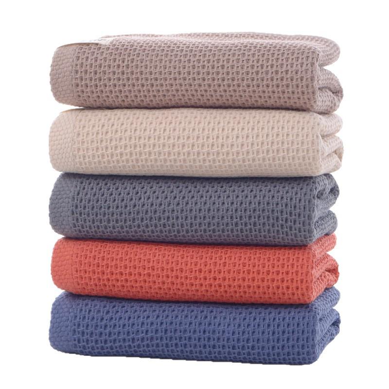 Pure Cotton Waffle Towel - Quick-Dry, Absorbent, Non-Stick Kitchen Cloth