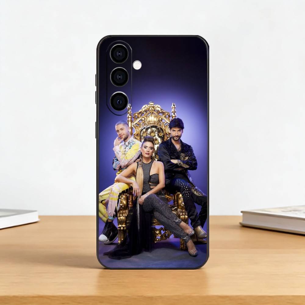 Queen of Flow La-Reina-Del-Flow Phone Case For Samsung Galaxy A73,A72,A71,A70,A53,A52,A51,Others Soft Black Cover