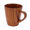 Safe Solid Wood Teacups Multifunctional Wooden Wine Mug Durable Wooden Mugs  Drinking Coffee