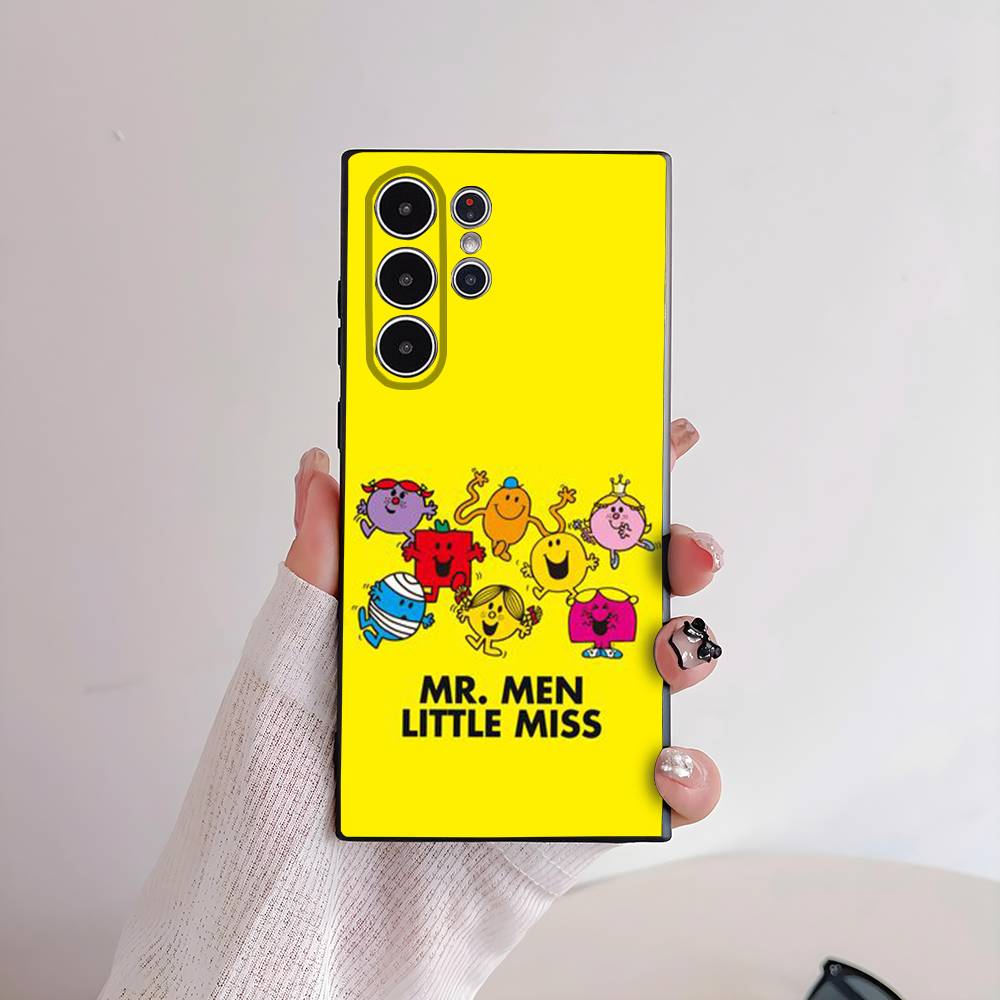 Gifts Mr Men And Little MisS Phone Case For Samsung S series s21 s22 s23 s24 s25 FE Plus Ultra TPU Soft to Skin-friendly case