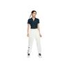 Nike Sportswear Essentials Series Embroidered Logo Short Slim Fit Polo Shirt Women Polo Shirts Deep-Sea-Blue Sail DV7885478