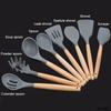 Cooking Tool Sets Non-toxic Cooking Baking Kitchen Tools Utensils Silicone Shovel Spoon Scraper Brush Spade Whisk Turner