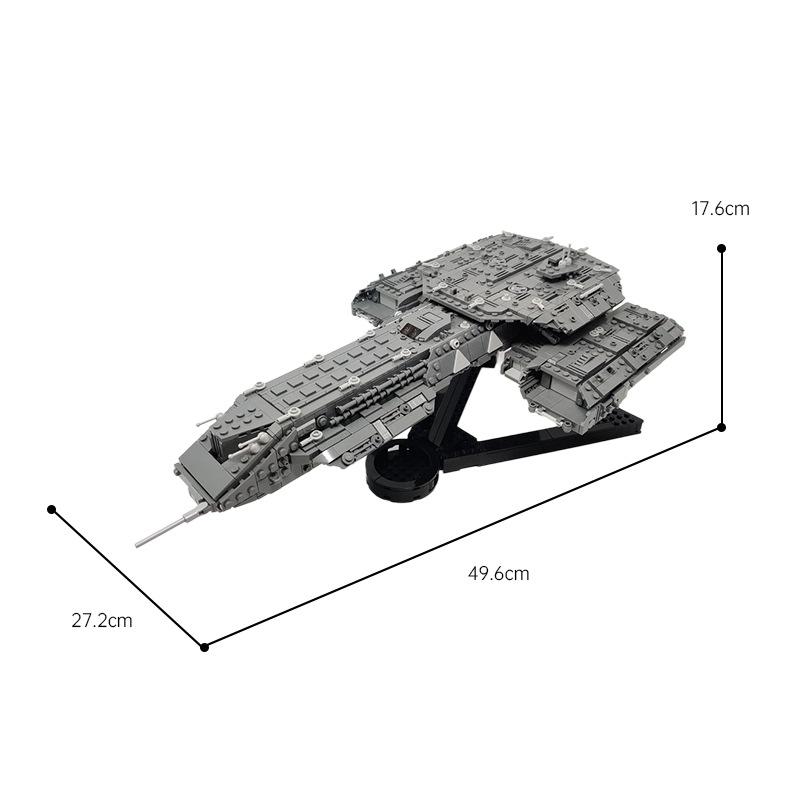

MOC Interstellar Planet Movie Stargate Atlantis BC-304 Daedalus Deep Space Ship Spaceship Toy Bricks Kids Birthday Gift
