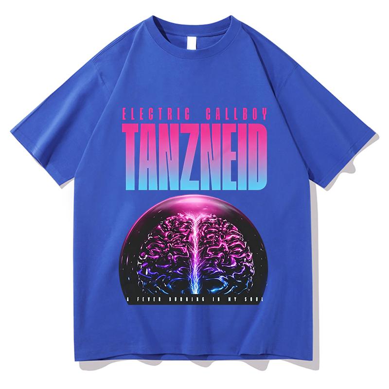 T-Shirt ELECTRIC CALLBOY A Fever Burning in My Soul 100% Cotone Unisex Maglietta Estiva Girocollo Manica Corta Regalo per Fan Abbigliamento