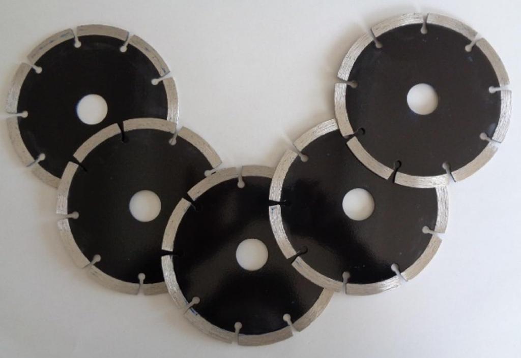 SAISAC Diamond Dry Set de Piese Diamantate Ascuțite și pentru Tăiere și Mașină de Găurit Electrică 5 Discuri, Tip, 125mm, 5, Lame, Durabil, Beton, Faianță, Bloc, Cărămidă,