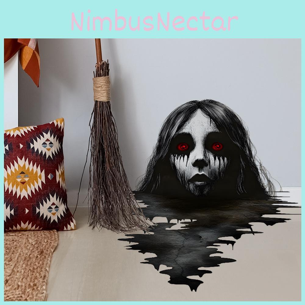 Thriller Weiblicher Halloween Geist Schlafzimmer Wohnzimmer Heimdekorationsaufkleber