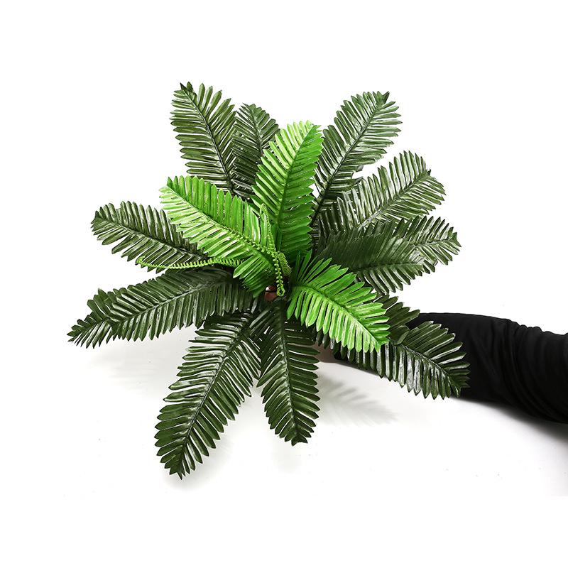 7 Forks Little Persian 1218 Head Persian Grass Big Leaves Shooting Props Simulation Plant Kidney Fern Green Plant Wall With Grass