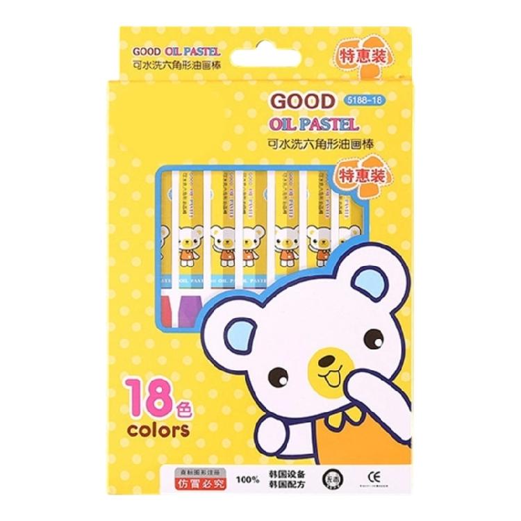 12/18/24/36 Color Easy to Grip Hexagonal Crayon Washable Crayons For Kids Aged 3 Doodling Art Drawing Coloring Book