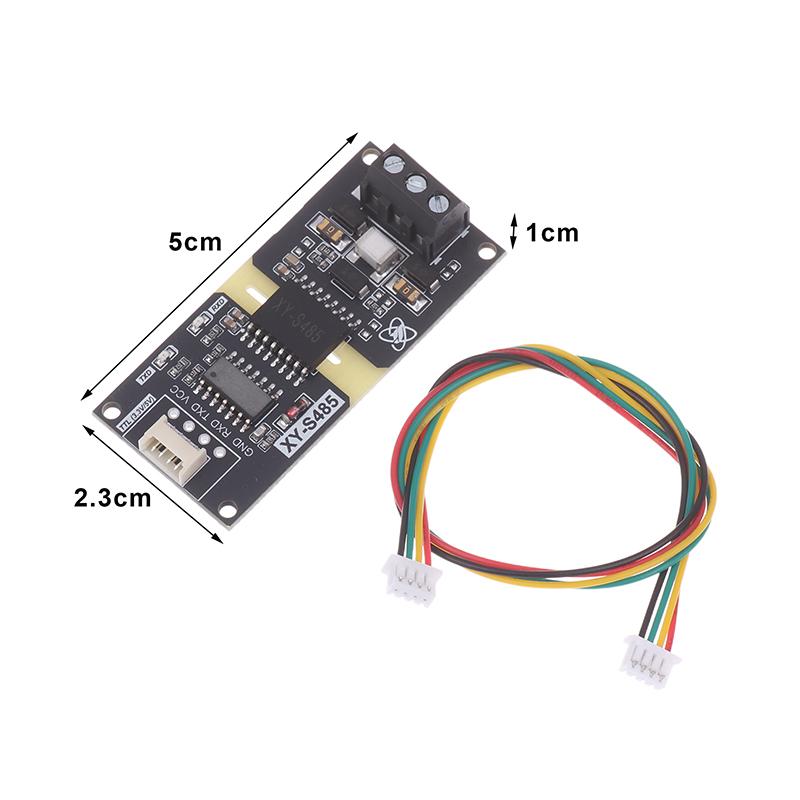 Isolated Ttl To Rs485 Level Converter Module Signal Automatic Flow Control Module Rxd Txd Transmit/Receive Indicator Lights