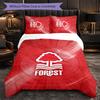Nottingham Forest Themed Bedding 3Pcs Duvet Cover Set Decorative Bed Linen For Teen Room Home Decoration