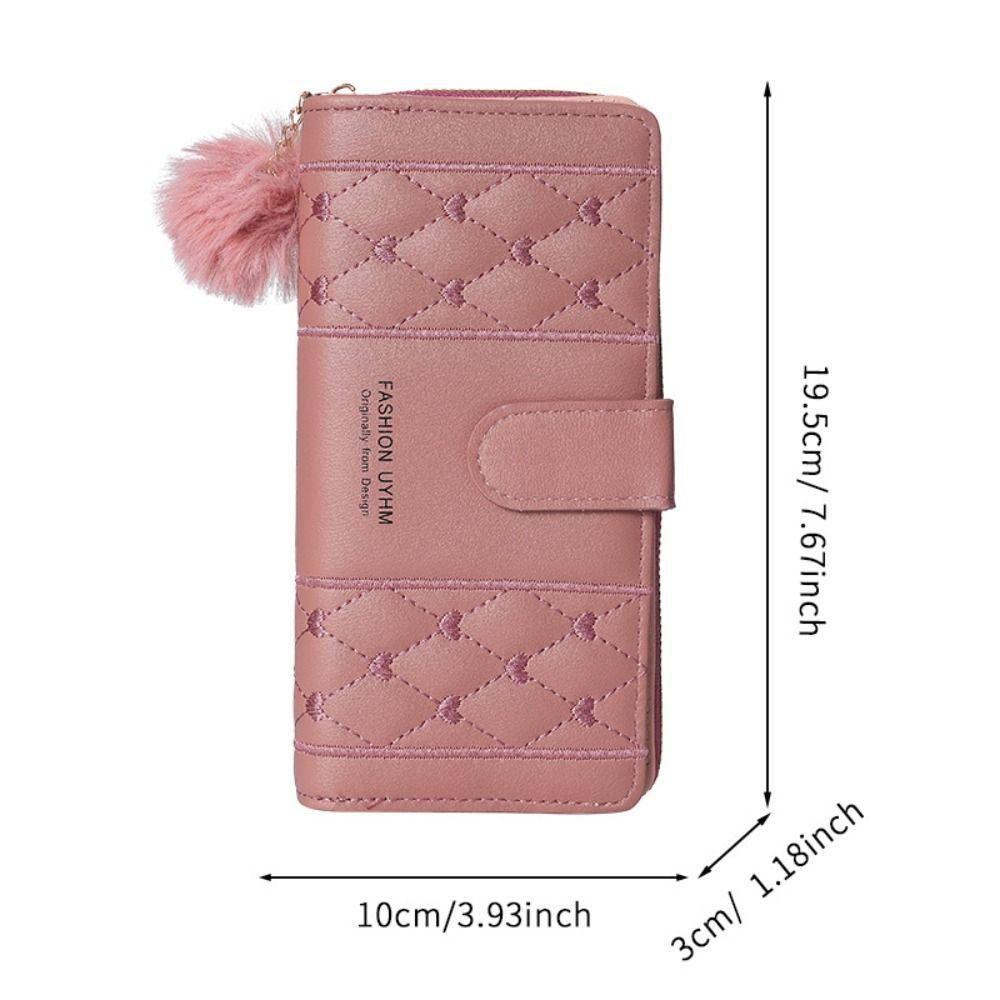 Solid Color Student Wallet Minimalist Long Clutch Bag New Women's Wallet Card Holder