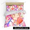 Fashion Japan Anime Cartoon Bedding Set 3D Print Christmas Gift Duvet Cover Sexy Girls Bed Quilt Cover Pillowcase Luxury Gift029