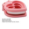 Love Heart Sandwich Cutter And Sealer for Kids Picnic Sandwich Maker Easy Clean Bread Mold Kitchen Tool