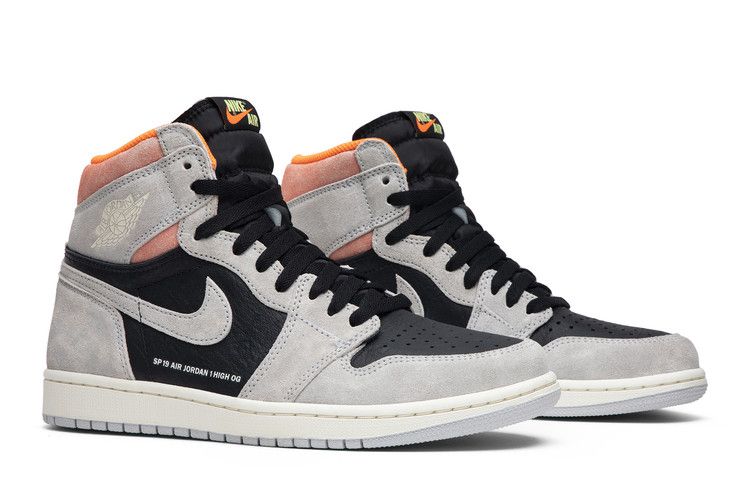Men's Sneakers Jordan 1 Retro High Neutral Grey Hyper Crimson Neutral Grey/Black-Hyper Crimson-White