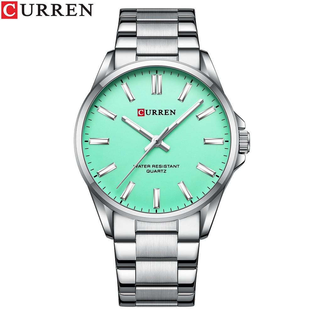Curren Kairui 9090: Herren-Stahlarmbanduhr & Damen-Quarz-Business-Uhren-Set.