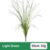 Lifelike Plastic Artificial Plant Flexible Natural Simulated Cattail 50cm Length Artificial Onion Grass Office Decor