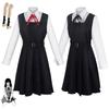 Chainsaw Man Black Suit Cosplay Costume, Aki Hayakawa & Denji Uniform Casual Business Black Suit Outfit