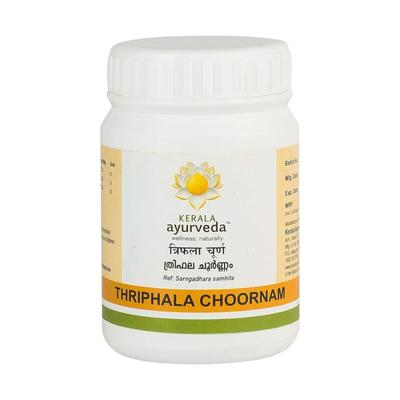 Triphala Choornam 50g Packung | Verdauungsförderndes Wellness-Pulver für die Darmgesundheit & Linderung von Verstopfung