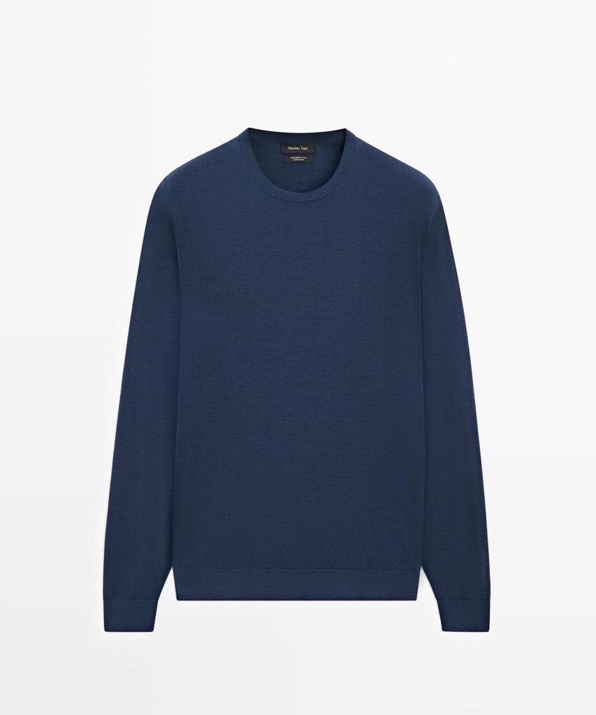 Masimodutti Merino Wool Knit Sweater
