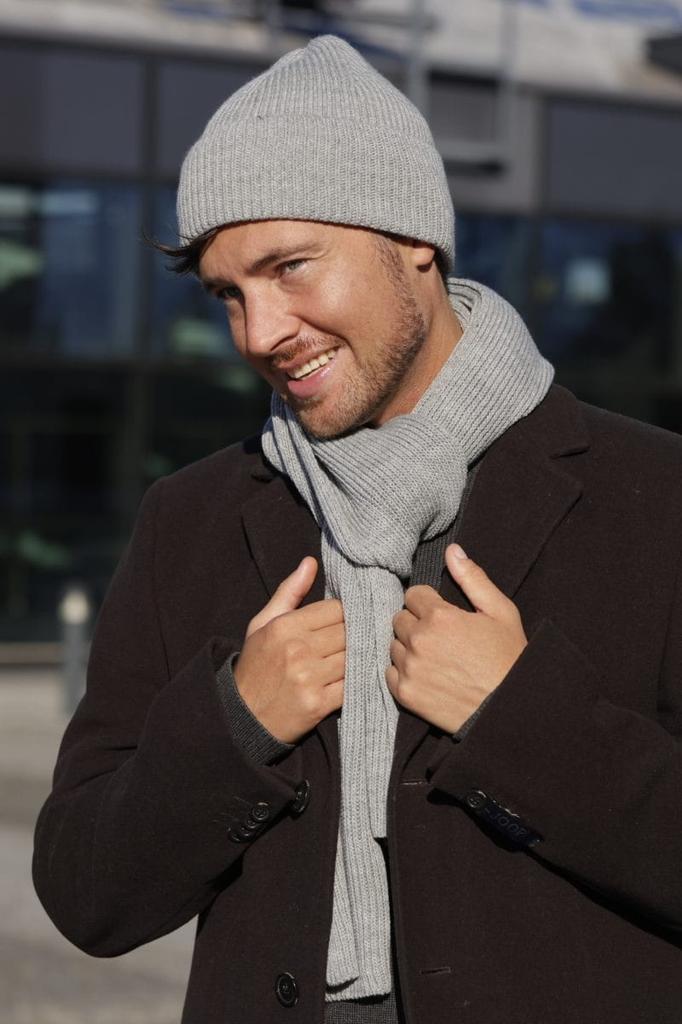 Kamea Filip Men' Set (Hat + Scarf), Gray