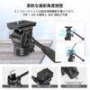SmallRig Tripod SLR Tripod Compact Aluminum Free Head Tripod with 2 Quick Release Plate for 4 Tiers Center Axis Reversible Monopod Variable 3760B 360°