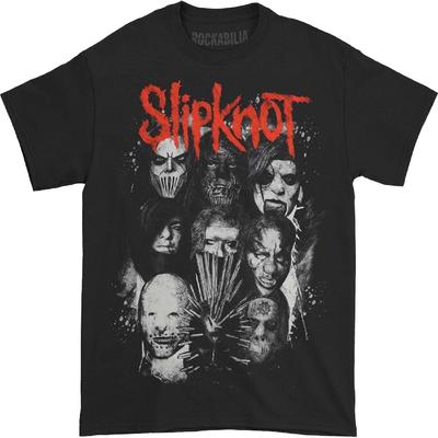 Unisex T-shirt Slipknot Men's We Are Not Your Kind Red Grey Logo T-Shirt Black