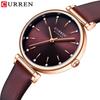 Curren Karin 9081 Women's Fashion Leather Strap Wristwatch - Simple, Beautiful, Trendy Youth Design