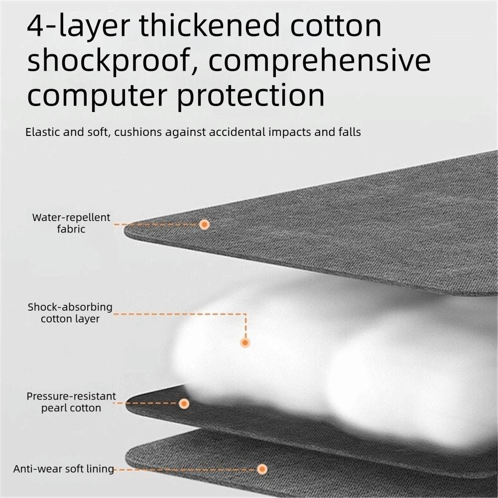 13 14 15 16 Inch Laptop Sleeve Carring Case Waterproof Canvas Notebook Case Wear-resistant Shockproof for Lenovo Dell LG16
