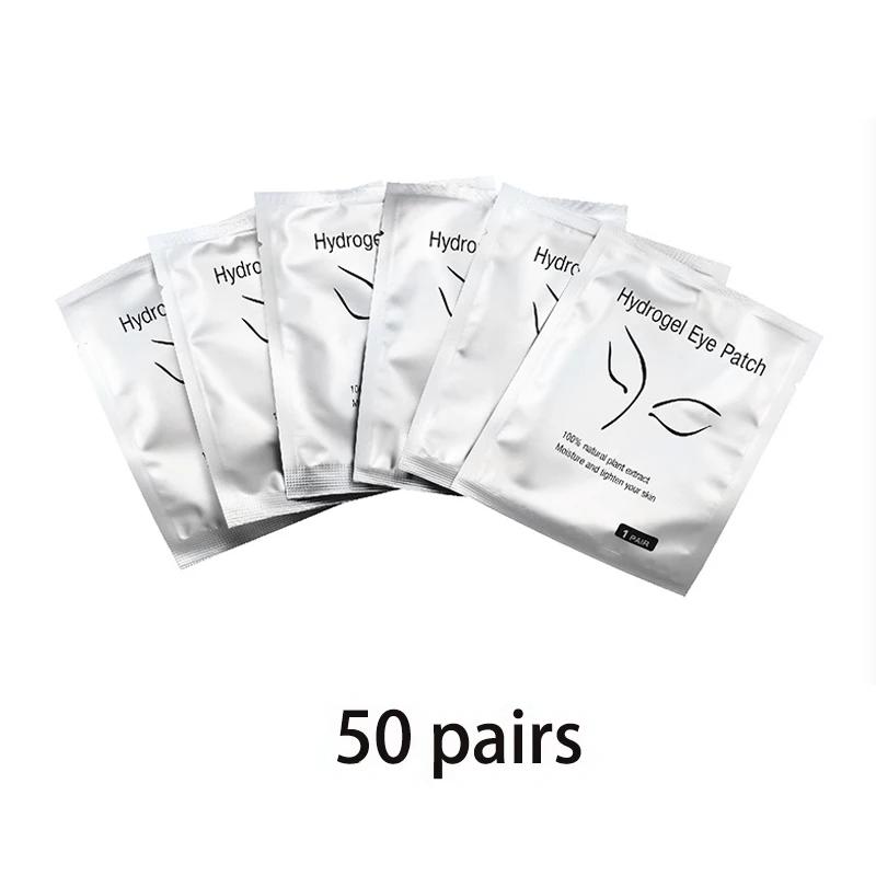 OWOSC 50/100PCS Wholesale Hydrogel Gel Eye Patches for Eyelash Extension Eyepads Eyelash Patch Lash Extension Mask Eyepad Makeup