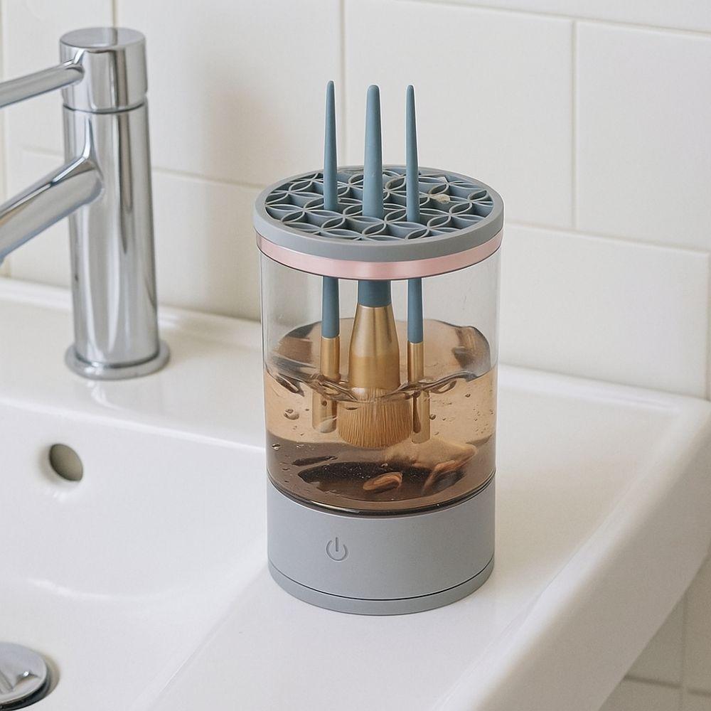 Automatic Spinning Makeup Brush Cleaner Quick Drying Cosmetic Brush Cleaner Professional Salon