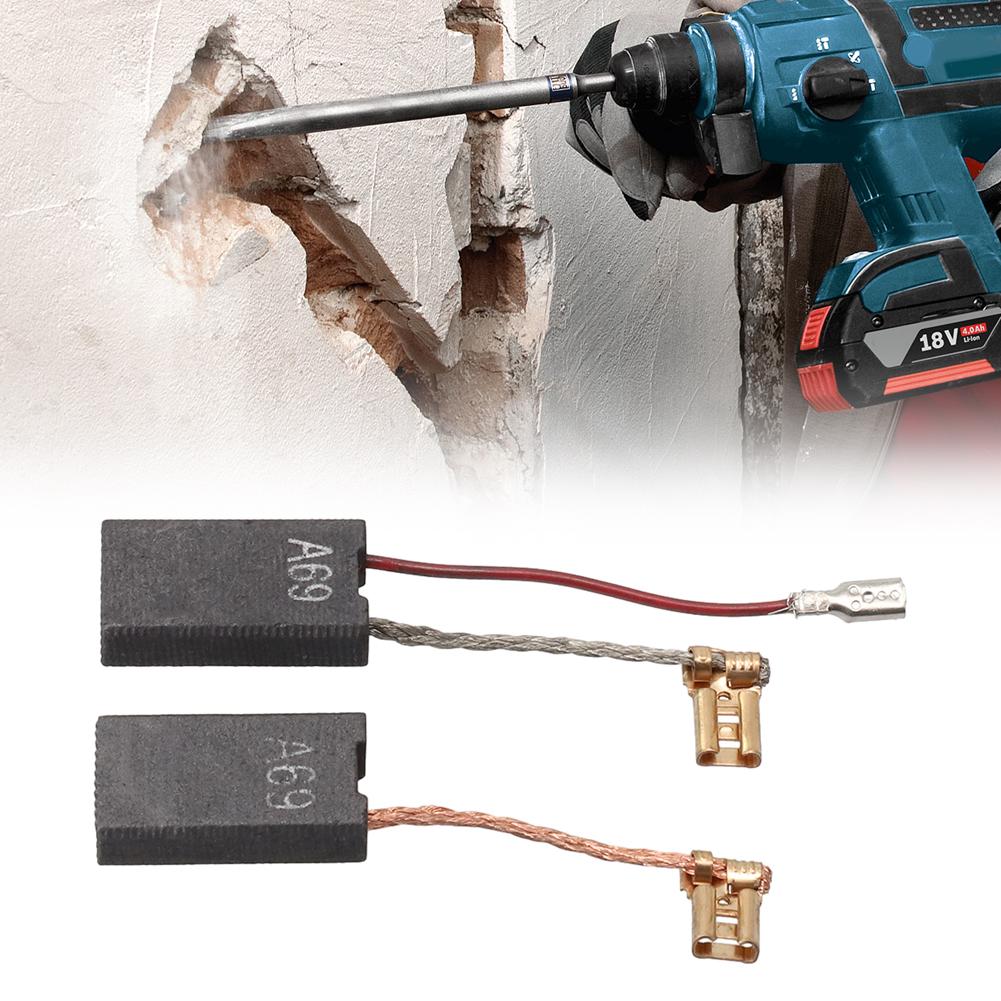 2pcs Carbon Brushes 1617014135 For 11235EVS 11241EVS Rotary Hammer For GBH5-40DE GSH 5-CE GSH 5 E GBH7-45DE GBH7-45D