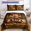 Mbappe 293 Customize Your Name Bedding Set Breathable Duvet Cover with Pillowcases Home Decoration Birthday Gift