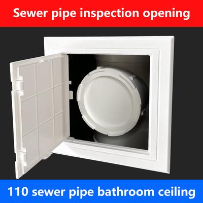 1Pc Access Panel Inspection Hole Pvc Access Doors Wall Ceiling White Hatch Cover Universal Plastic Push-Type Inspection Port