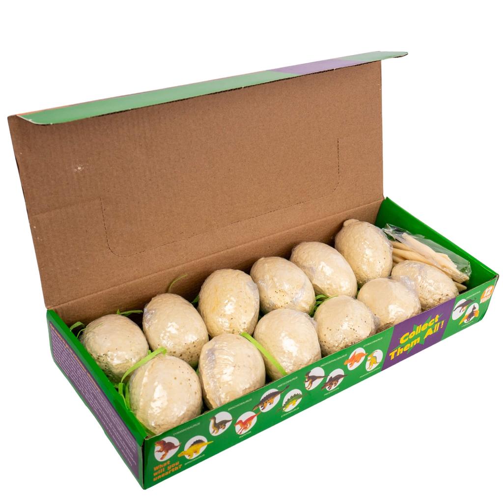 Dinosaur Mine - Archaeological Excavation Set with 12 Large Eggs