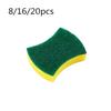 8/16/20 Pack Kitchen Cleaning Sponge, Dishcloth, Scouring Pad, Scratch-Resistant Dish Sponge Kitchen Cleaner Household Tools