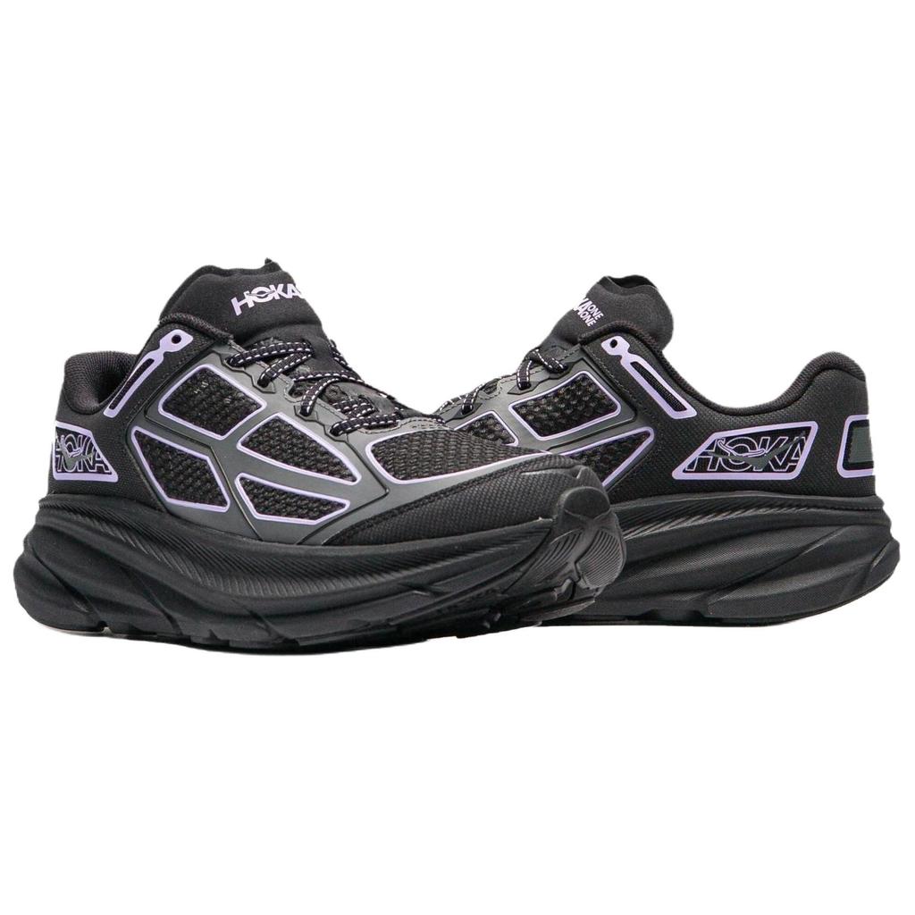 HOKA Clifton One9 Black Aster Flower Unisex Sneakers 1155370-BWR