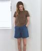 Deuloupisumeon Supima Silket Slim Short Sleeve T-Shirt [Beige]