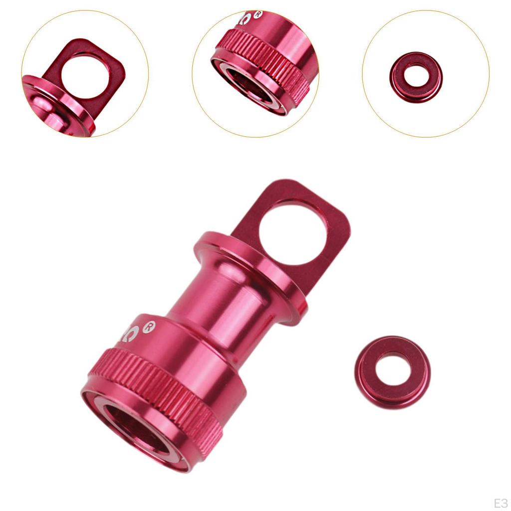 Aluminum Alloy Pedal Quick Release Base Buckle Replace, Storage Device for Mountain Bikes
