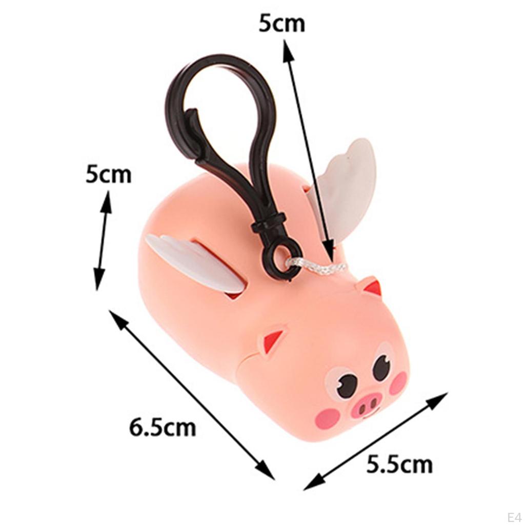 Schlüsselanhänger mit Cartoon-Tiermotiv, Anime-Schlüsselring, tragbarer Taschenanhänger, fliegender Schlüsselanhänger für Erwachsene und Jungen