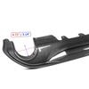 MLKQ6 For BMW F48 F49 X1 2016-2021 Carbon Fiber Look Rear Bumper Diffuser Lip AC Style