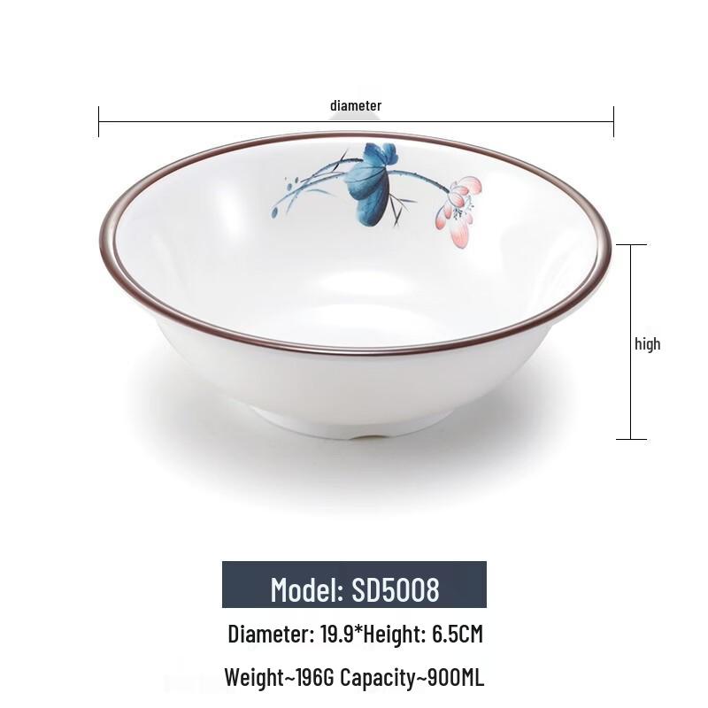Commercial Melamine Noodle  Soup Bowl