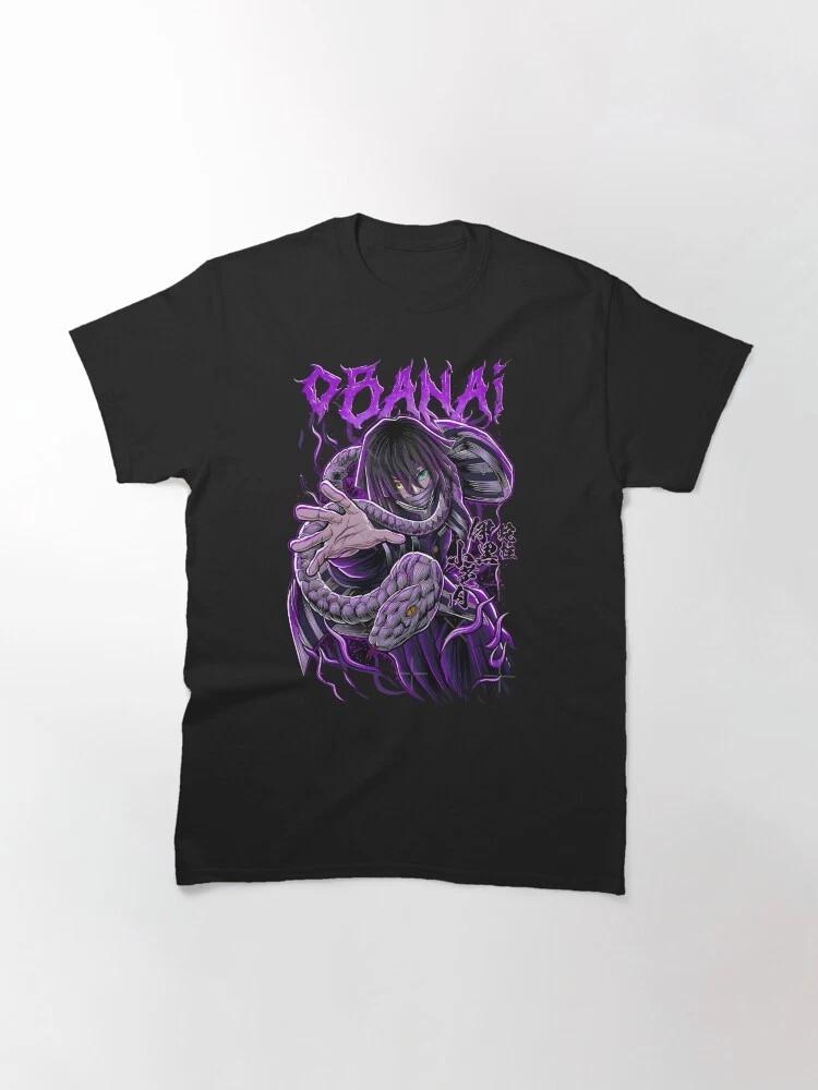 Anime Obanai Iguro Snake Hashira 5 Cute Demon Slayer Basic T Shirt S
