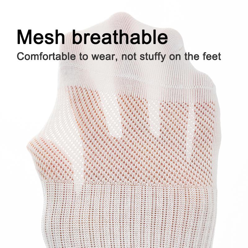 6Pairs High Quality Men Socks Short Combed Cotton Mesh Breathable Odor proof and antibacterial Spring Summer for Male sock New Size EUR38-45