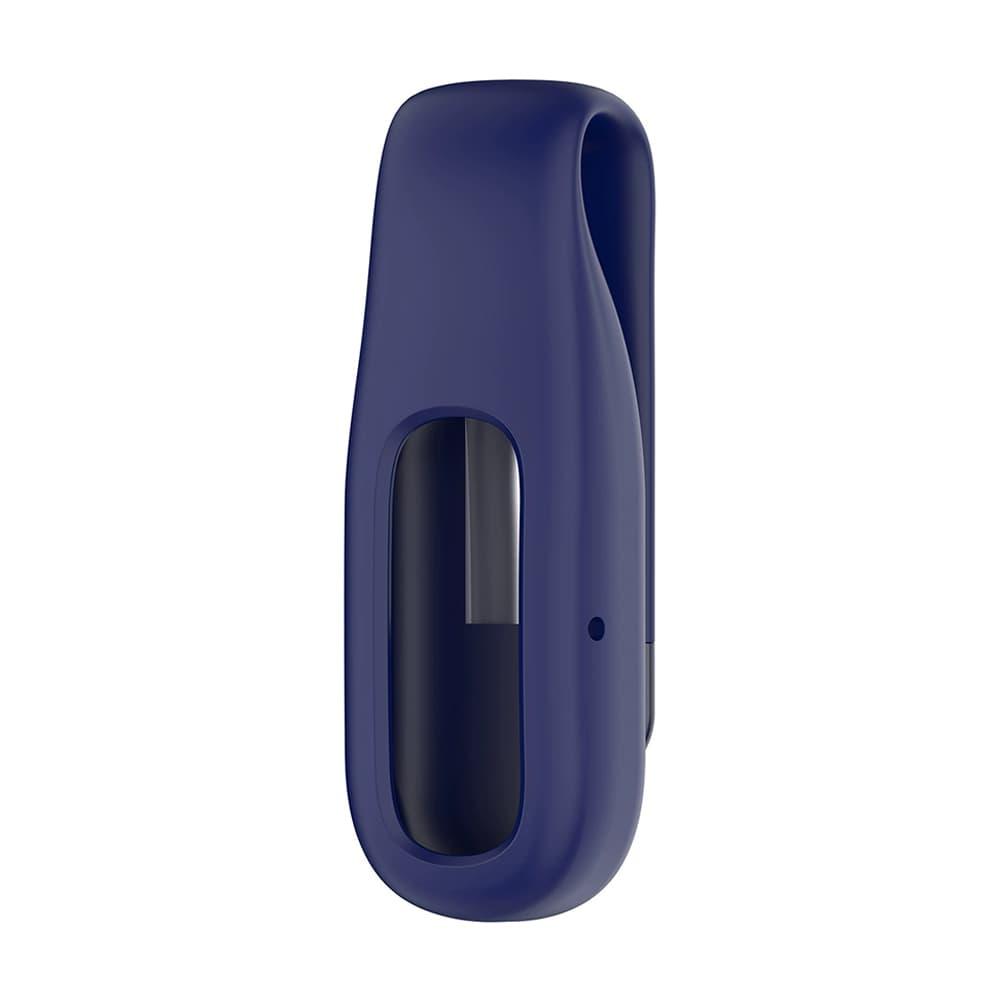 Silikonhülle für Google Fitbit Air Xiaomi Mi Band 10 9 8 Stahlclip-Schnallenhalter Sportabdeckung TPU Stoßfeste Hülle Clip-Schnalle