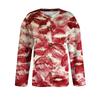 Cardigan Giacca Bottoni Top Manica Lunga Stampato Moda Casual Donna